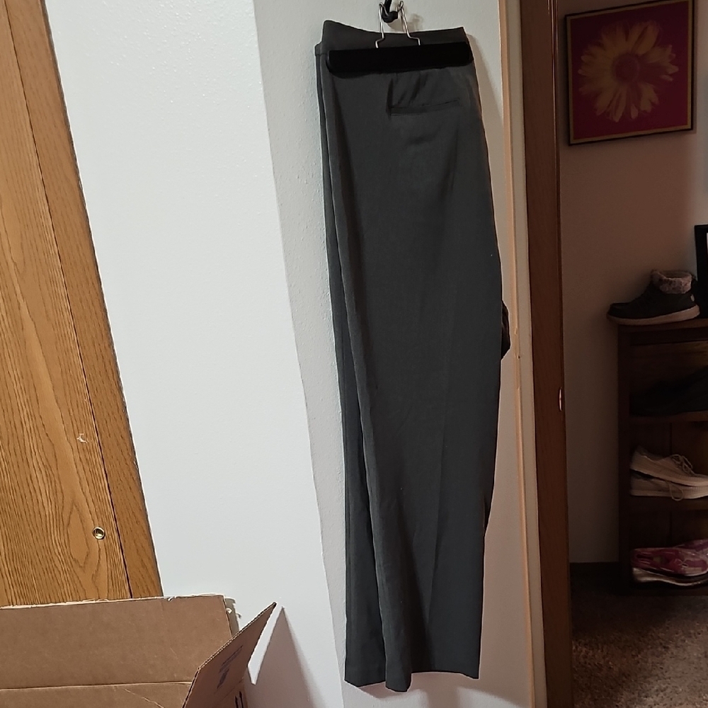 Liz Claiborne Women's Gray Straight Leg Pants. Plus Size 24w. Like New